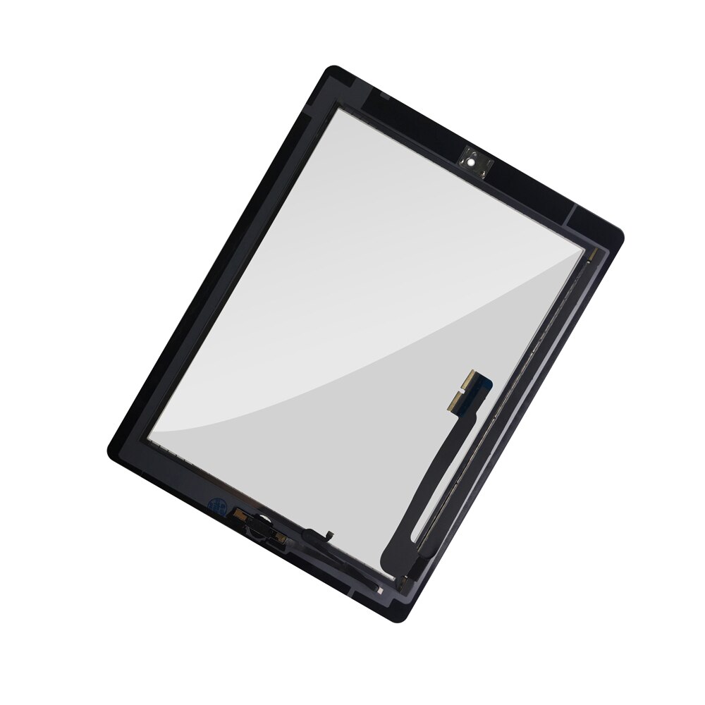 Para ipad 4 tela digitador da tela de toque vidro a1416 a1430 a1403 a1458 a1459 a1460 painel com botão chave