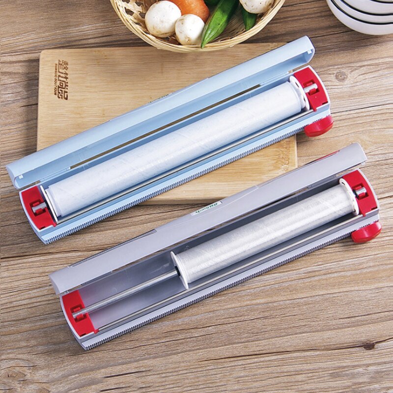 Eten Wrap Dispenser/Snijder, Keuken Tool Folie Vershoudfolie Wrap Disp