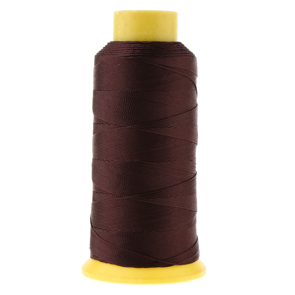 210D/9 Strong Bonded Nylon Sewing Thread 306 Yard/spool For Upholstery Outdoor Market Drapery Beading Luggage Purses 0.5mm: Coffee