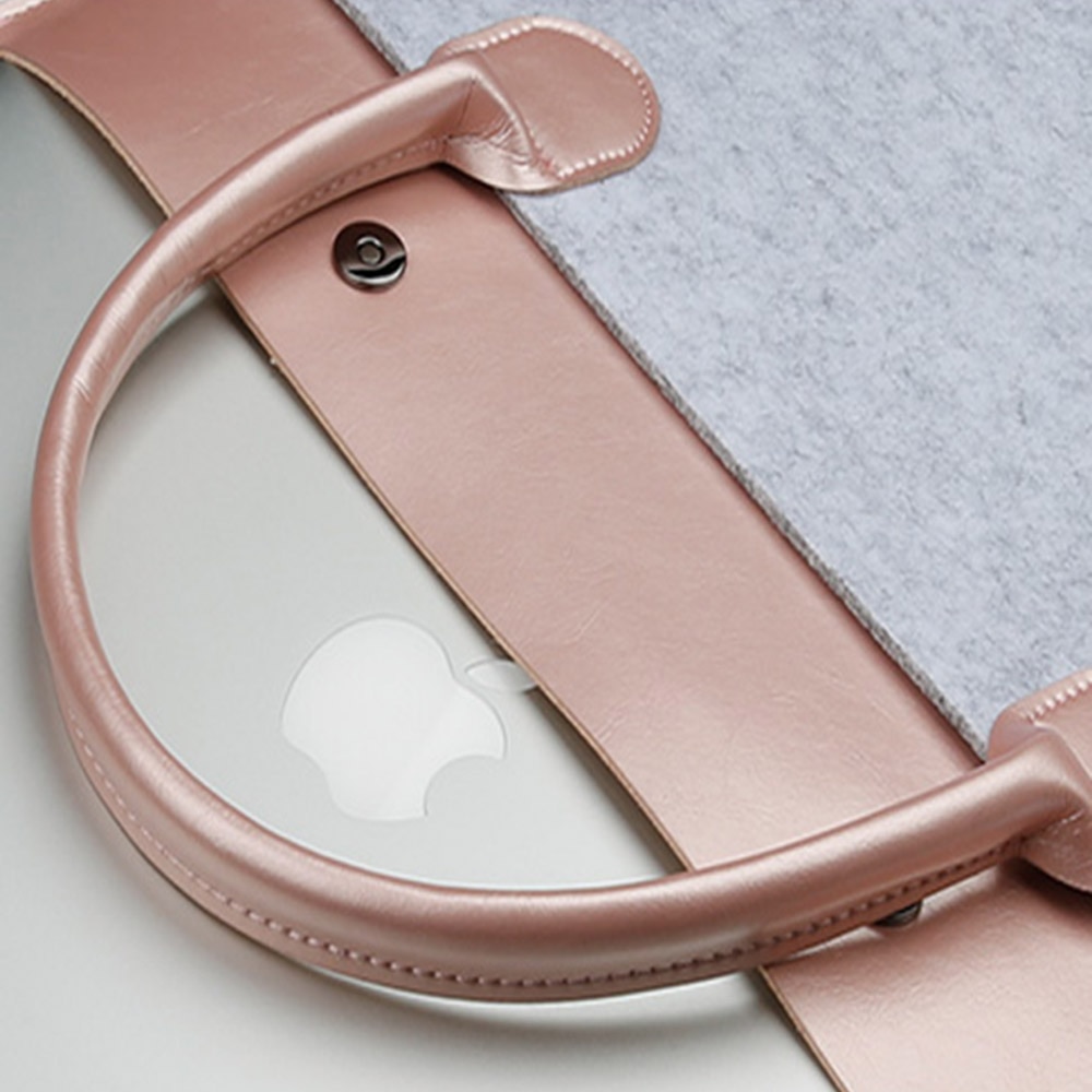 Vilten laptoptas voor 11 13 15 inch computer laptoptassen notebook tablet tas hoes hoes tablet handtassen voor vrouwen