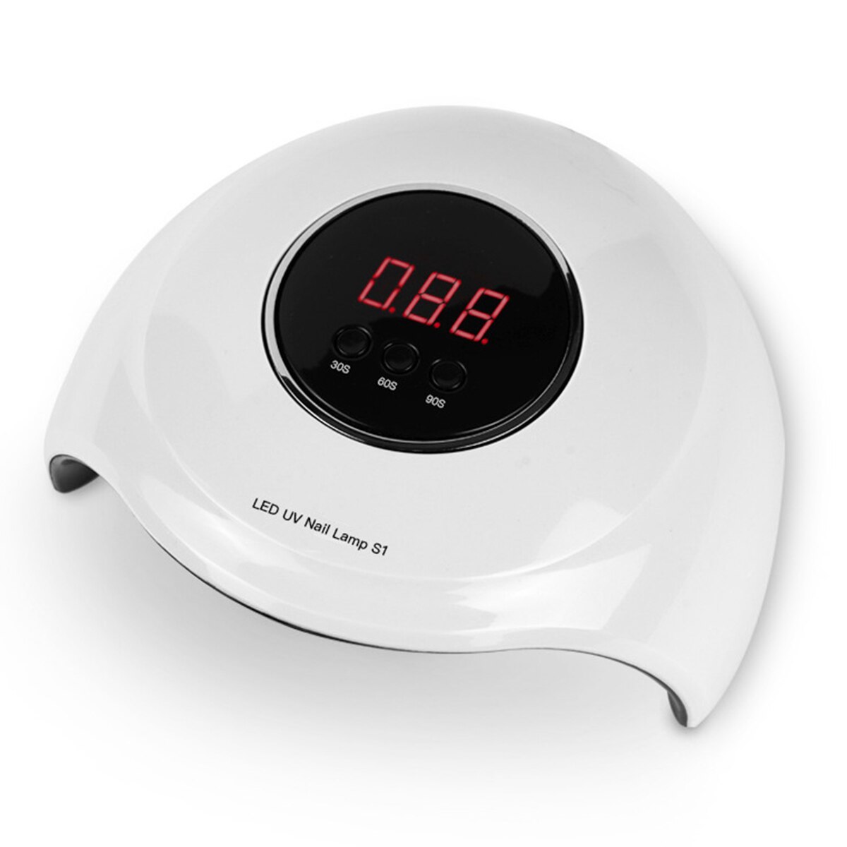 60w usb-nageldrogers, slimme sensor, gellak-uithardingsapparaat met 3 timers, uv-manicurelamp en led-lichttherapieapparaat: Wit