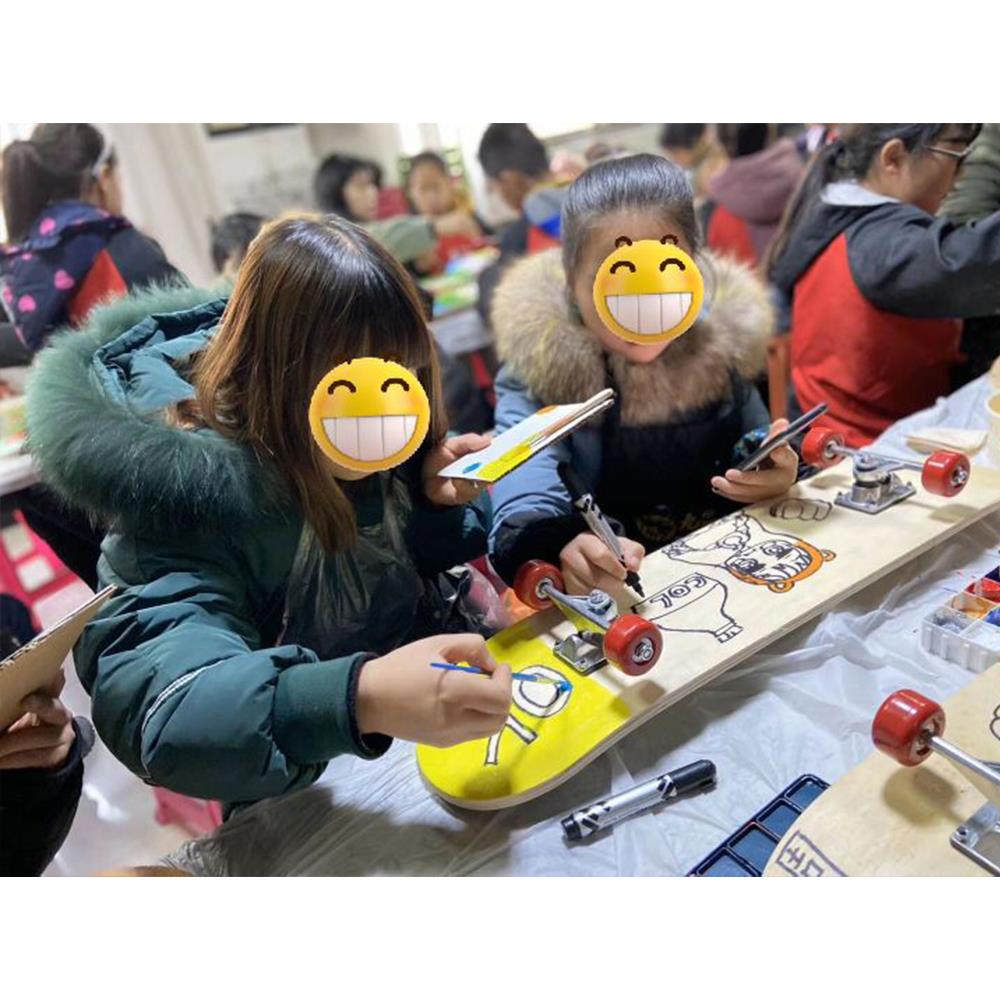 Double Concave Deck Blank Skateboard Decks Wood DIY Natural Exercises Outdoor Contest Double Skate Decks Simple Durable