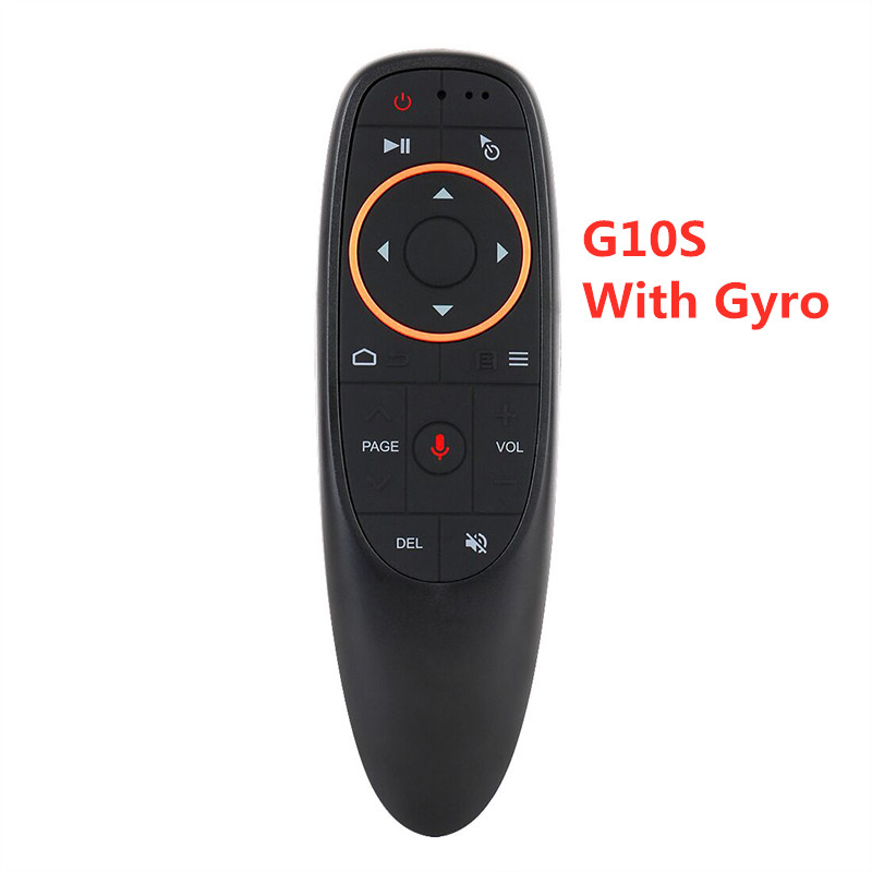 Kebidu G10S G20S G30S Gyro voix télécommande IR apprentissage 2.4G sans fil mouche Air souris pour Android TV Box pour Mini H96 MAX X99: G10S