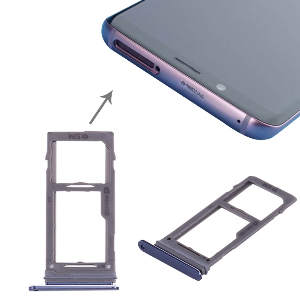 Sim-kaart + Micro Sd Houder Slot Lade Voor Samsung Galaxy S9 / S9 Plus