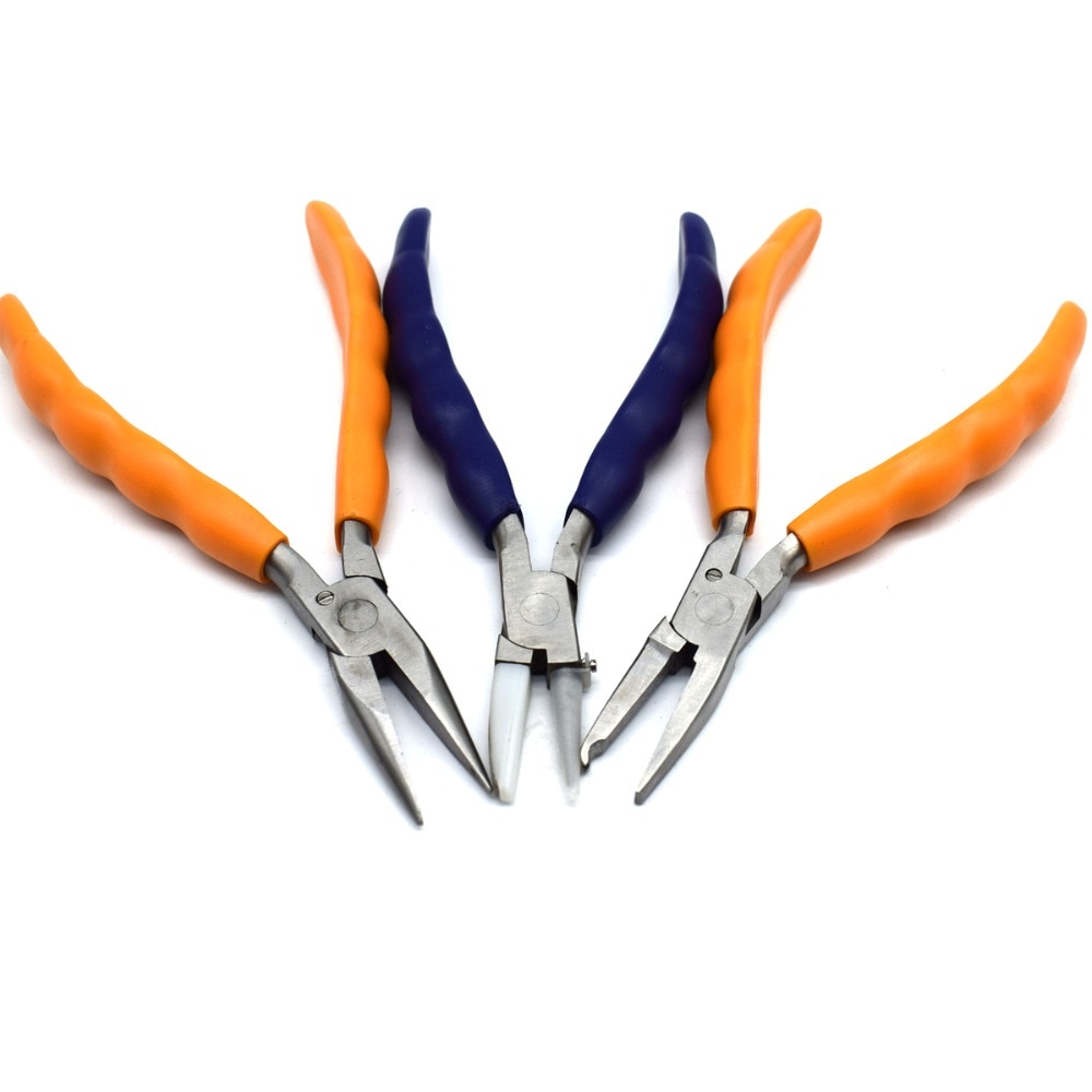 Jewelry Wire Cutter Stainless Steel Needle Nose Pliers Jewelry Making Hand Tool