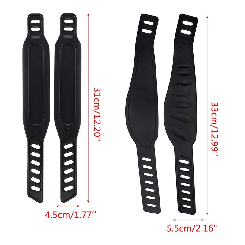 1 Pair Exercise Bike Pedal Straps, Bicycle Cycle Pedal Straps Universal Pedal Straps for Spinning Exercise Bike Home Gym