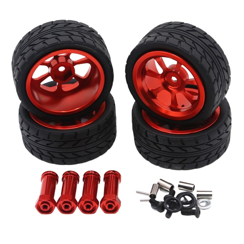 65Mm Legering Wiel Band Band Met Verlengd 12Mm Combiner Voor Wltoys 144001 A959 A949 A969 A959B Rc Auto onderdelen