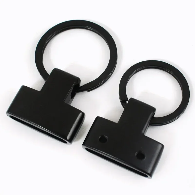 4/10/20 Stuks 20/24 Mm Metalen O Ring Gesp Sleutelhanger Haak Voor Tas Riem clip Sluiting Singels Hanger Riem Stopper Gespen Accessoires: 7MM / Black Nickel