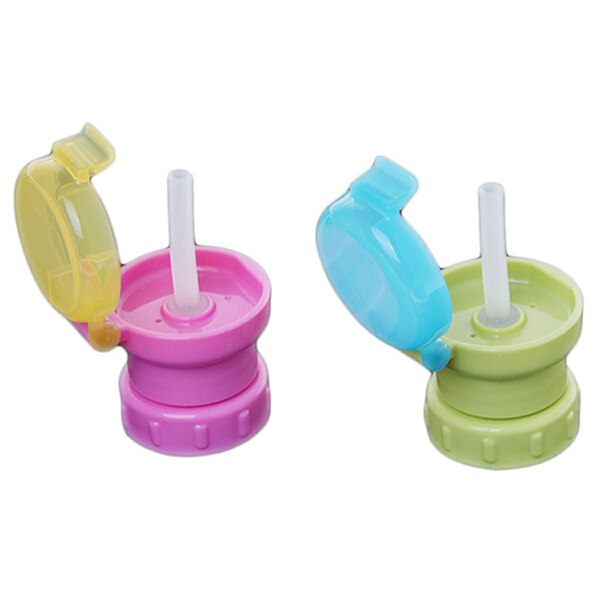 1pc draagbare flessen voor kinderen, morspreventie, rietje, afdekking voor kranen, rietje  la678129 2 kleuren