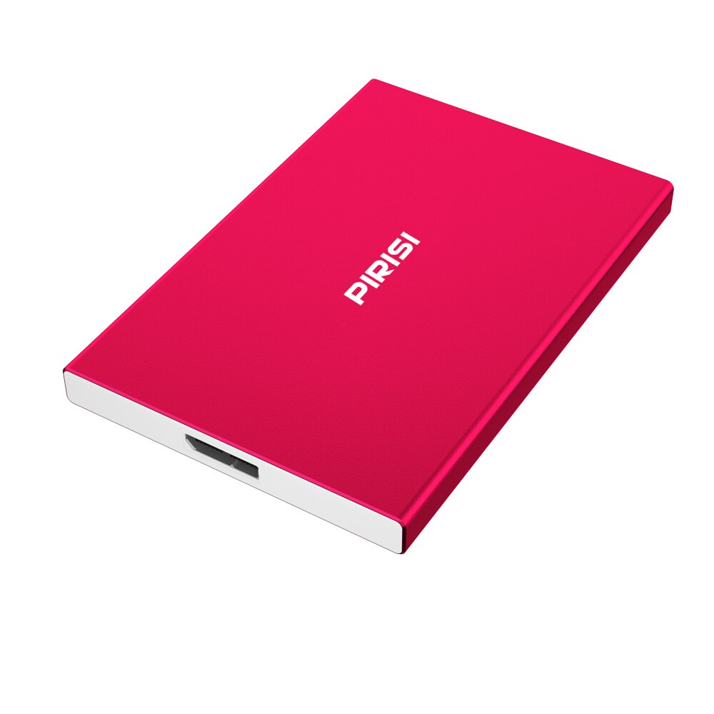 PIRISI – disque dur externe HDD usb 3.0 de 2.5 pouces, avec capacité de 320 go, 500 go, 750 go, go, 1 to, 2 to, pour PC, Mac, ordinateur de bureau, ordinateur portable, MacBook: Red / 320Go