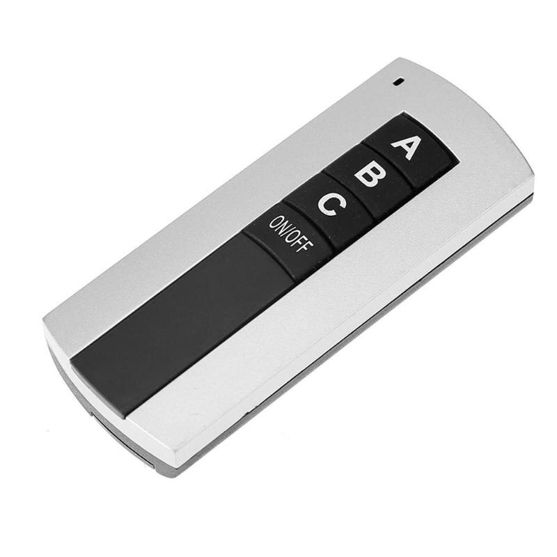 220v 1/2/3 kanals trådløs digital fjernbetjeningskontakt ingen/sluk for lampe lysmodtager sender