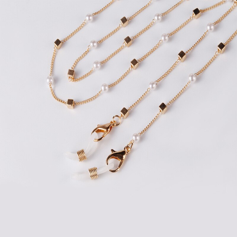 Ins Очки Цепи Parel Ster Anti-Verloren Lanyard Chain Liefde Kralen Ketting Temperament Masker Ketting: 03