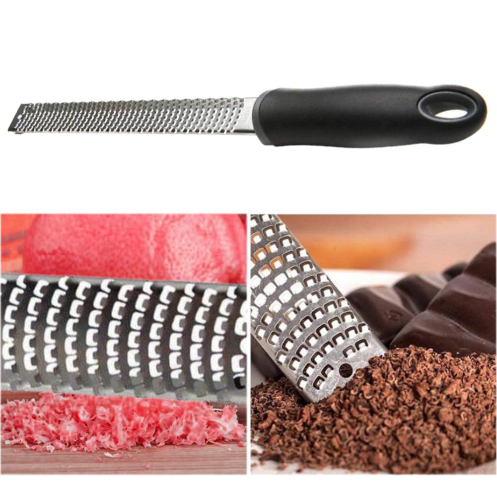 Formaggio Al Cioccolato Grattugia Limone Frutta Zester durevole affilato Raschietto di Alta Qualità in Acciaio Inox da Cucina Utensili impostato Spazzola di Pulizia