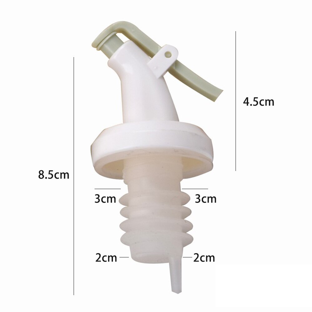 Bottle Sprayer for Oil Oliver Sauce Boats Rubber Bottle Stopper Leak Proof Nozzle Wine Pourer Liquor Dispenser Kitchen Bar Tool: 06
