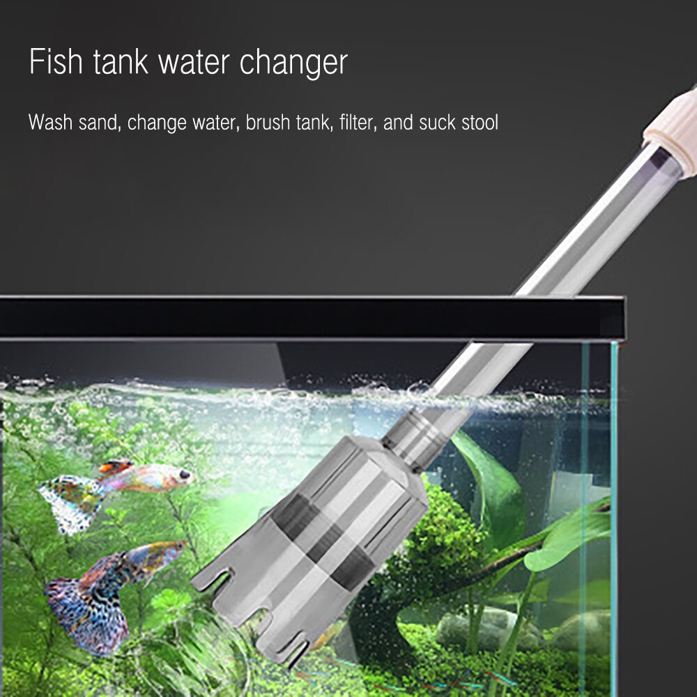 Elektrische Aquarium Bodemreinigers Water Veranderen Pomp Cleaning Tools Bodemreinigers Siphon Voor Aquarium Water Filter Pomp 1 Set