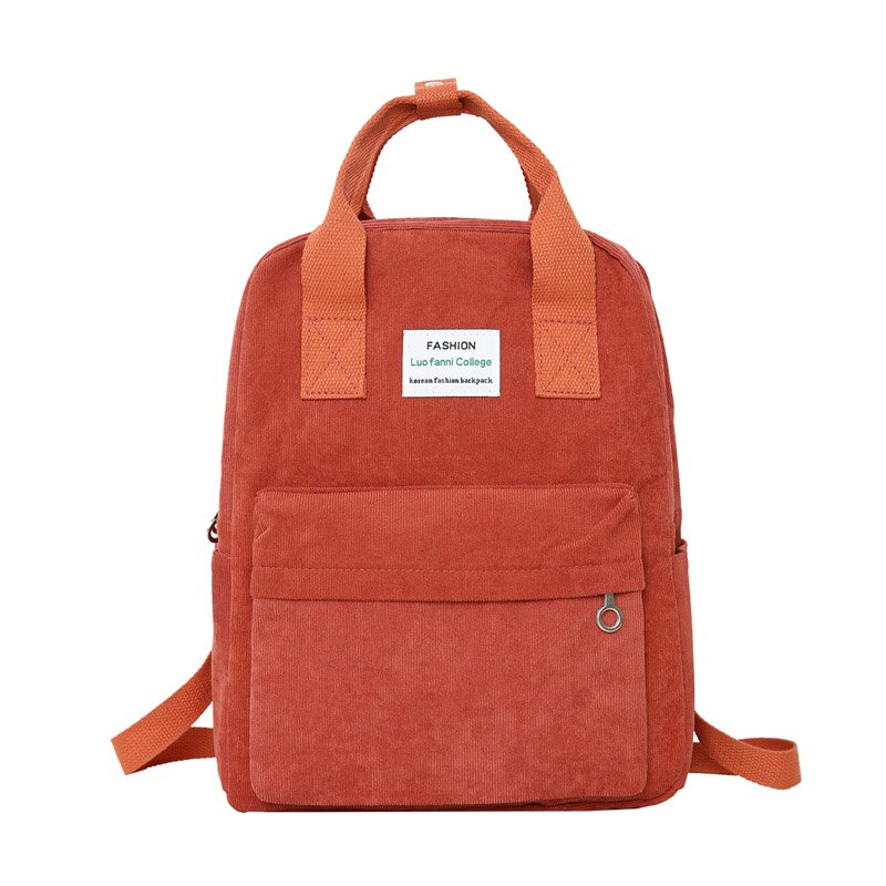 Trend Backpack Women Backpack College Female School Bagpack Harajuku Travel Shoulder Bags For Teenage Girls: Orange