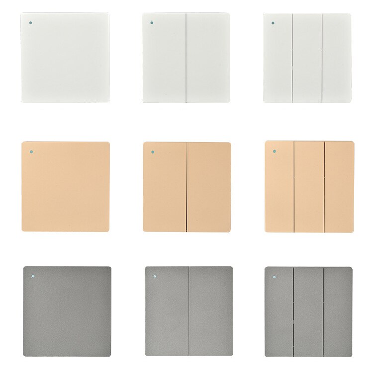 RF433 Wireless Wall Light Switch Self-Powered Remote Control No Battery No Wire IP54 Waterproof Indoor Outdoor switc