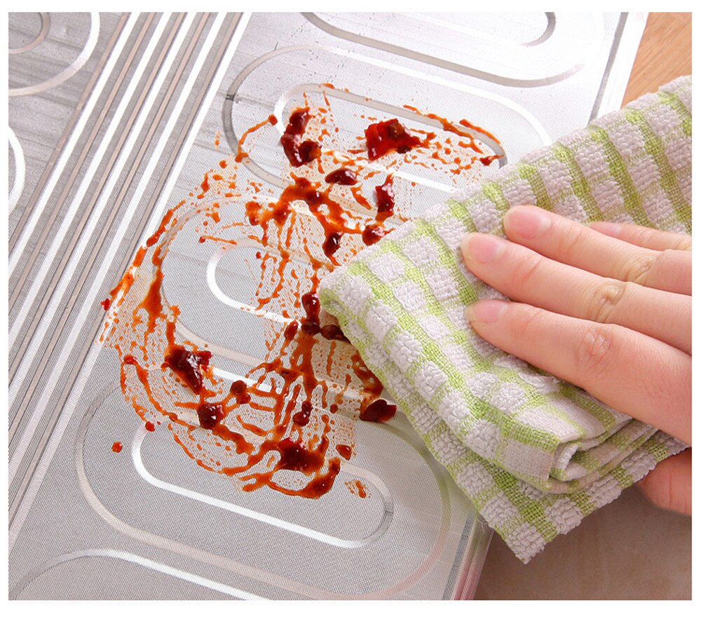 Aluminum Foil Oil Splash Plate Cooking Frying Oil Splashing Protection Gas Stove Oil Removal Rust Kitchen Guard Against Stove