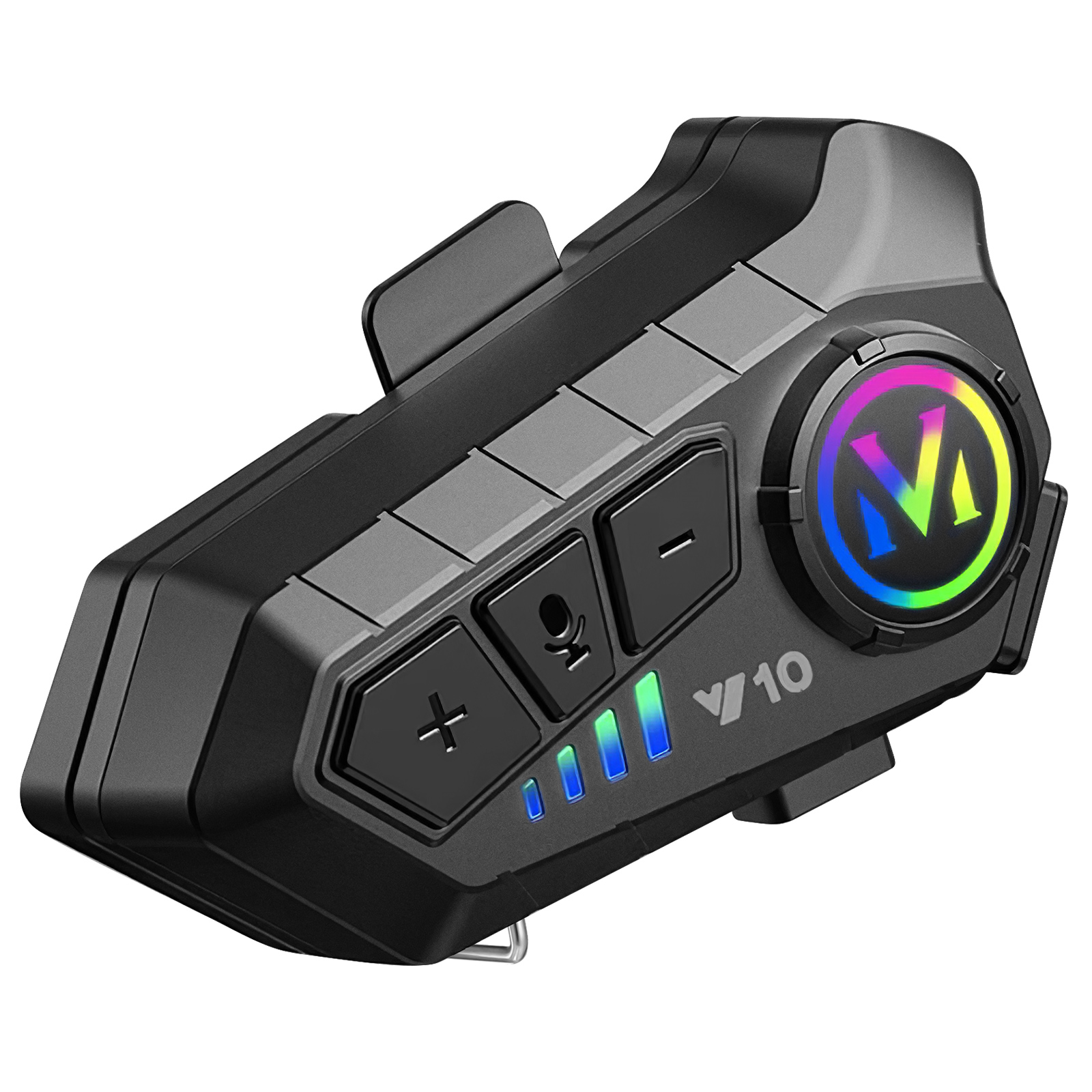kabellos Headset Helm Lautsprecher Motorrad BT Gegensprechanlage Zubehör Kopfhörer Anruf Schwarz Motorrad Mann