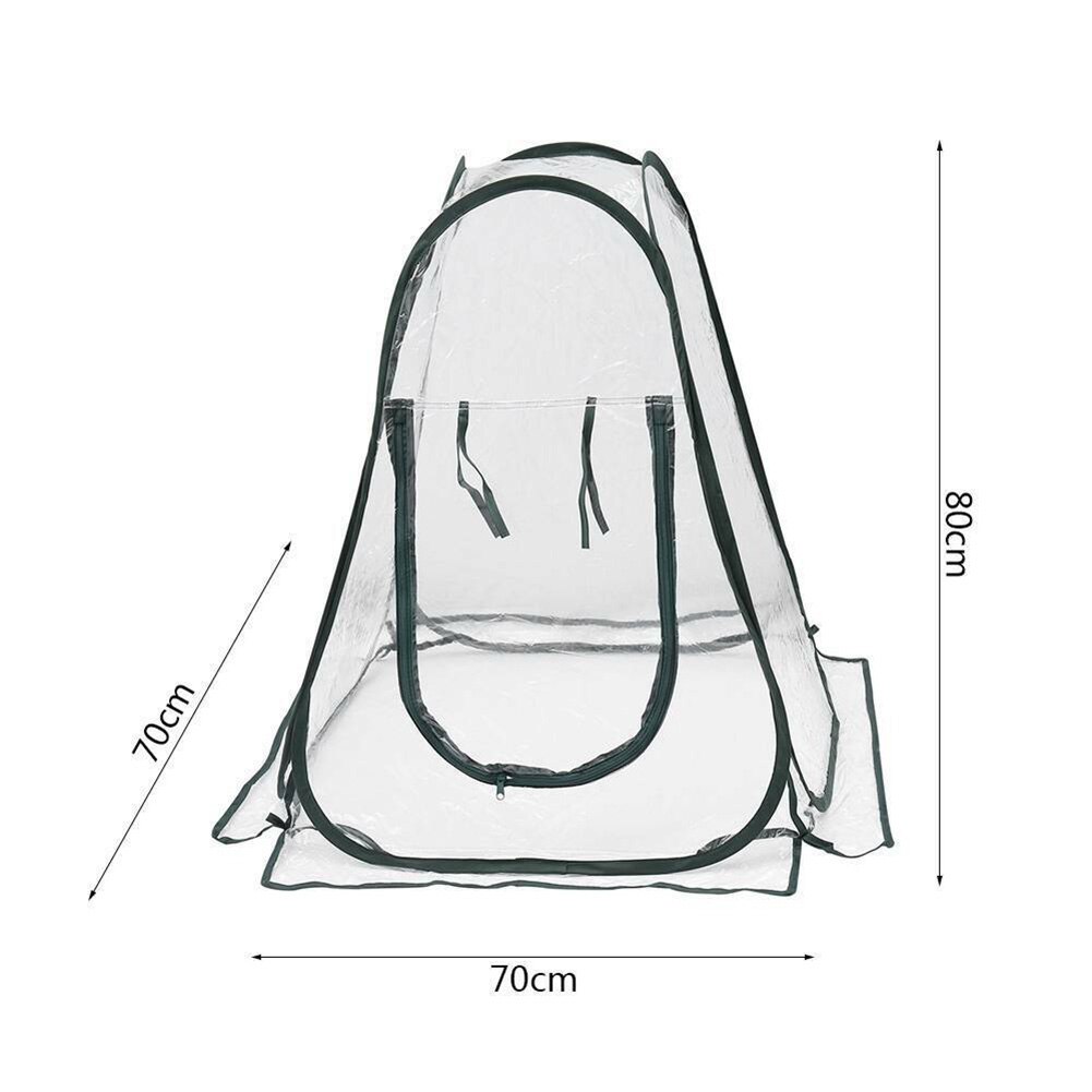 Mini Draagbare Plastic Kas Clear Cover Bloemen Bonsai Planten Groeien Tent Isolatie Cover Waterdichte Kas Cover