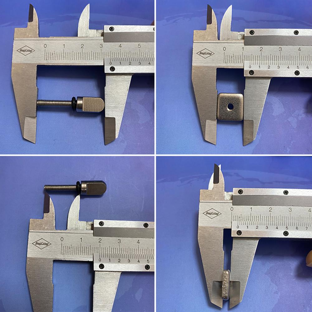 Angebot! 6 stück finnenschrauben mit platte, werkzeuglos, aus edelstahl, surfbrett-daumenfinnenschrauben, surfzubehör