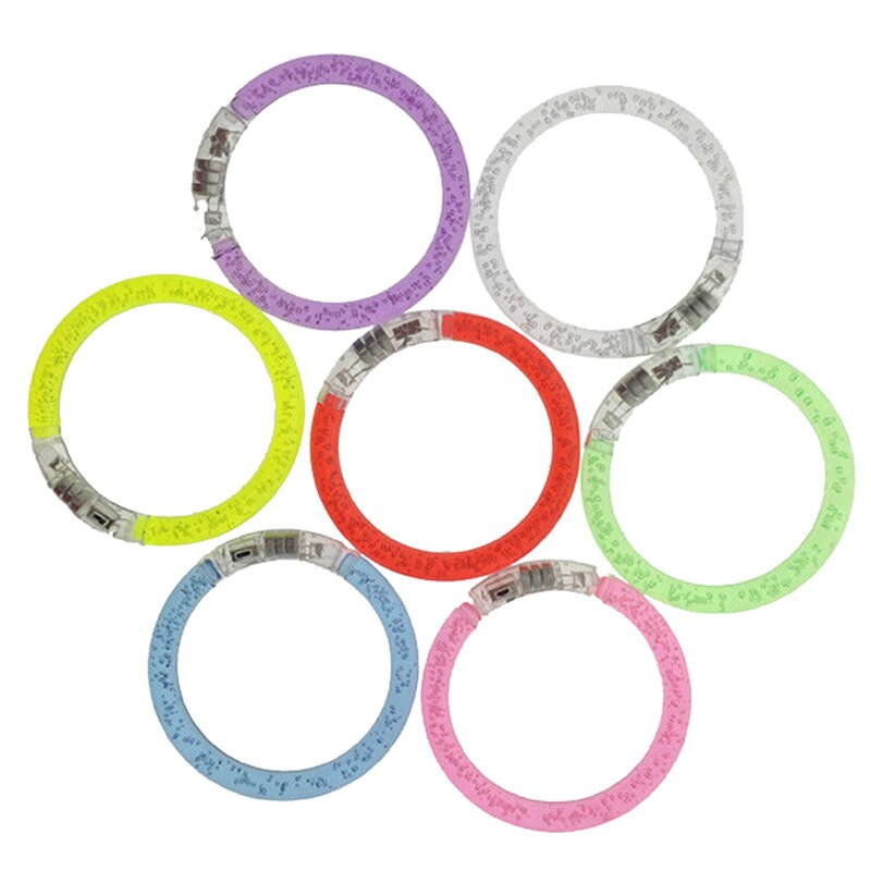 5/10 stuks lichtgevende armbanden speelgoed voor kinderen baby speelgoed led armband lichtgevende flits armband kerstfeest benodigdheden