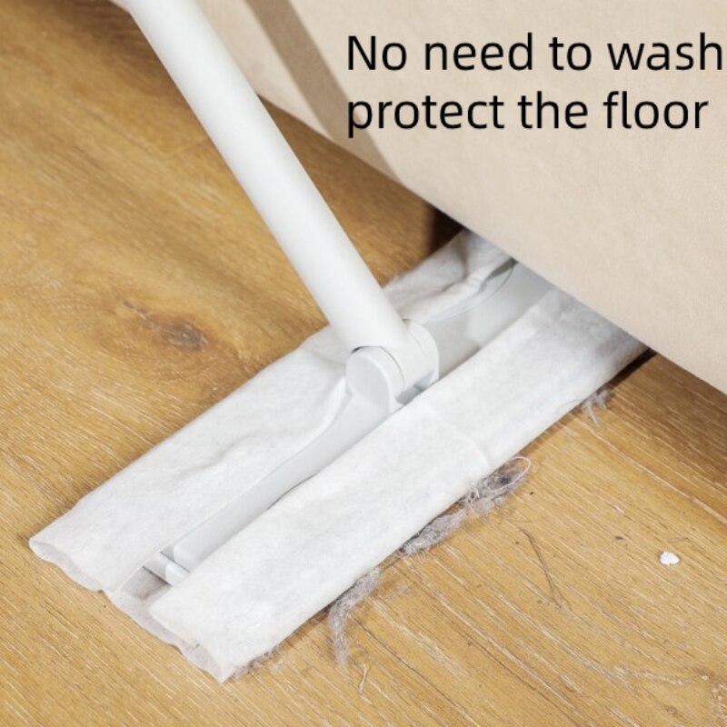 Electrostatic Dust Collector Mop Disposable Vacuum Paper Floor Wipes Thread Flat Mop Home Cleaning Tool For Home U3