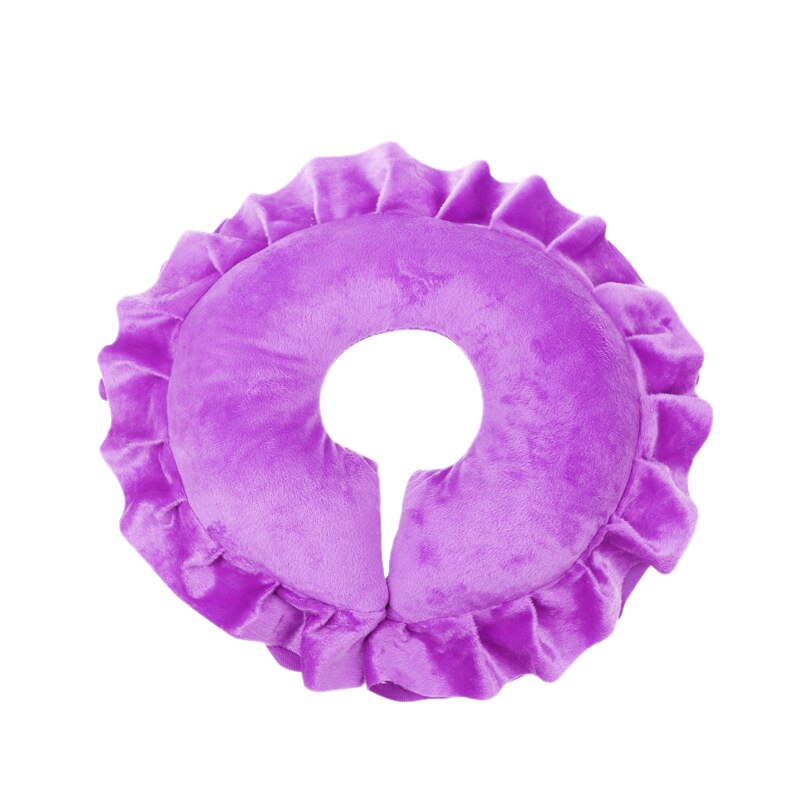 Facial Massage Sleeping Pillow for Beauty Salon Massage Tool Beauty Spa Bed with Hole Pillow-Purple