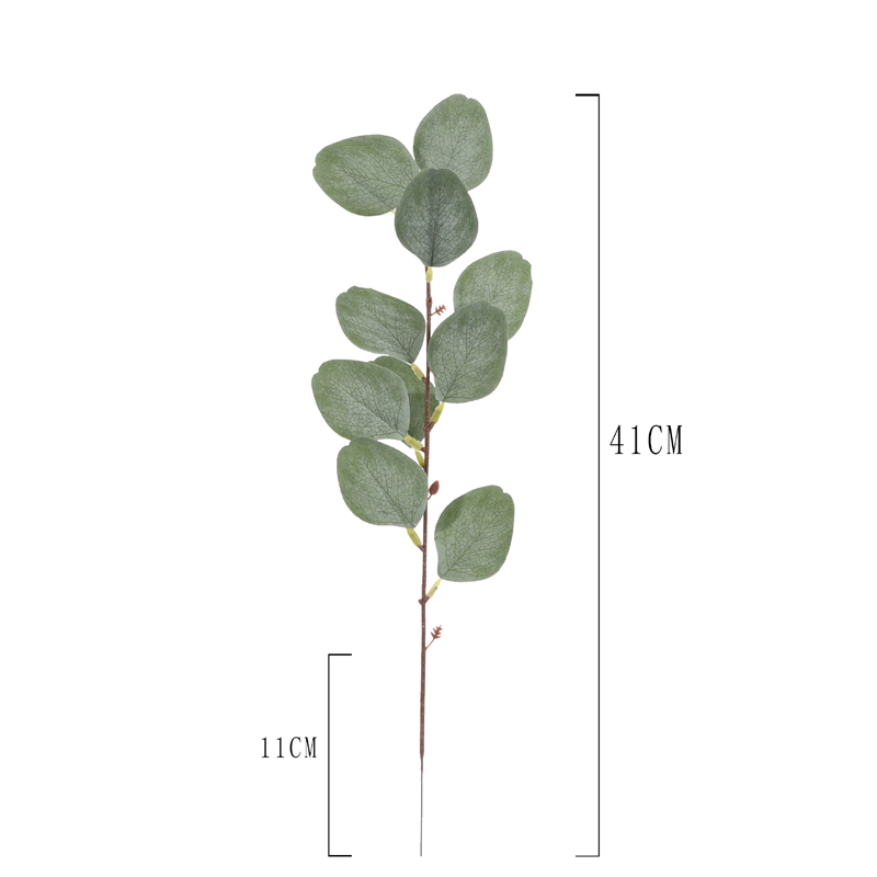 Artificial Flower Eucalyptus Leaves Stems Eucalipto Branches Artificial Plants for Floral Bouquets Wedding Green Decor
