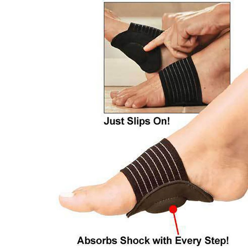 10 Pcs Voet Inlegzolen Arch Ondersteuning Plantaire Fasciitis Hiel Aid Voeten Kussen Fallen Hak Pijnbestrijding Shock Poduct