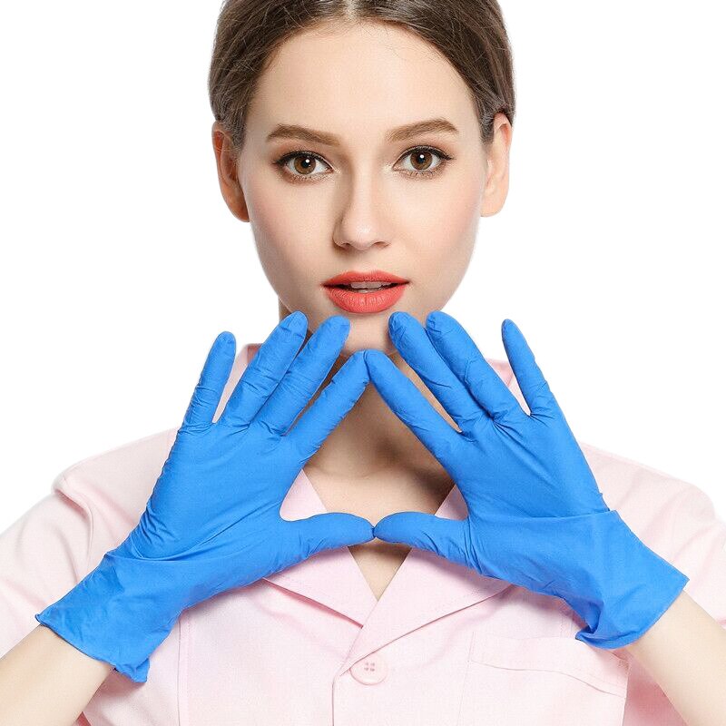100pcs PVC/Nitrile/Latex Gloves Disposable Gloves For Home Cleaning Rubber Glove for work/Laboratory/Garden S/M/L