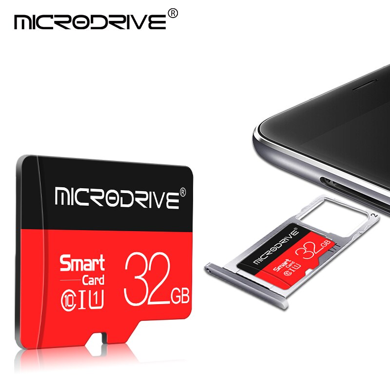 Kapacitet micro sd-kort 32gb tf-kort 64gb 128gb klasse 10 vandtæt hukommelseskort 8gb 16gb 32gb minikort til telefonbord