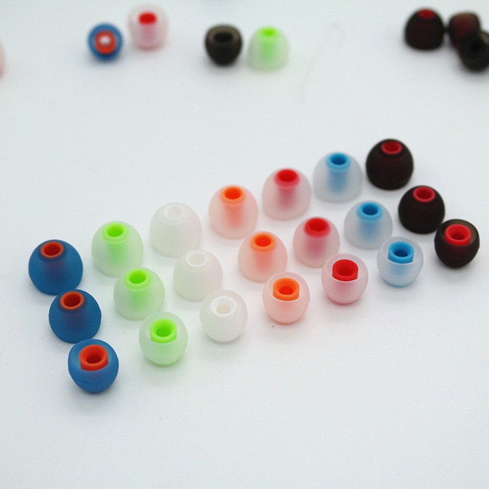 3.8Mm Siliconen Oor Tips 12Pcs In-Ear Oortelefoon Covers Cap Oordopjes Rubber Hoofdtelefoon Vervanging Oordopje Pads Kussen