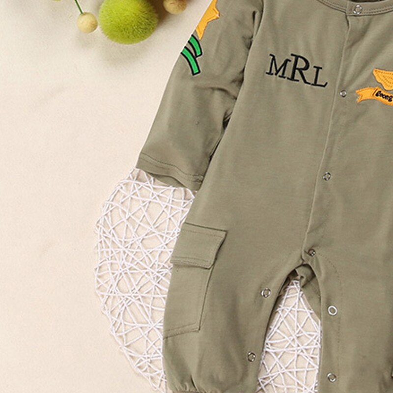 Fashionals Baby Rompertjes een stuk pilot baby kleding pasgeboren jongen jumpsuit grappige baby meisje romper hoed tweedelige outfits kostuum