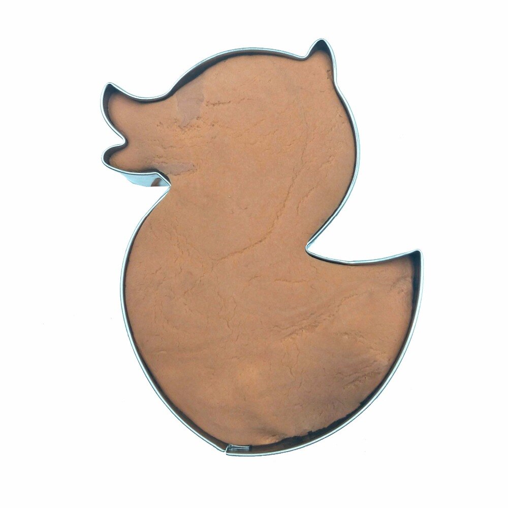 Prensa de carne de pato amarillo, huevo, galletas, herramientas para cortar galletas, cocina de acero inoxidable, mercado chino, decoración de para hornear Fondant en línea