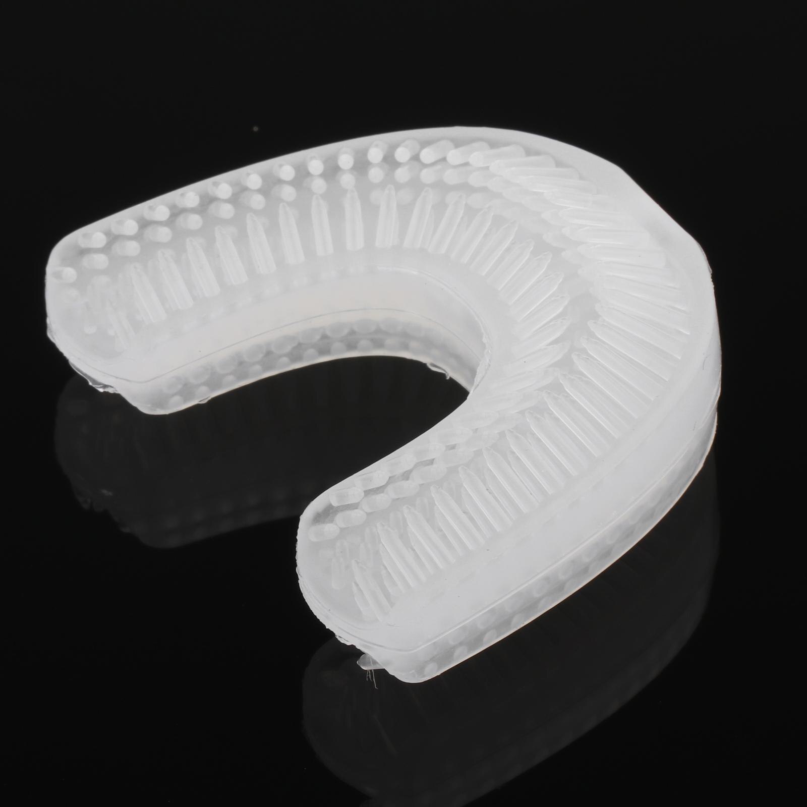 Cabezales de cepillo de dientes en forma de U de silicona para niños, cabezales de repuesto de 360 grados, cepillo de dientes eléctrico: U Shape  2-6 Year