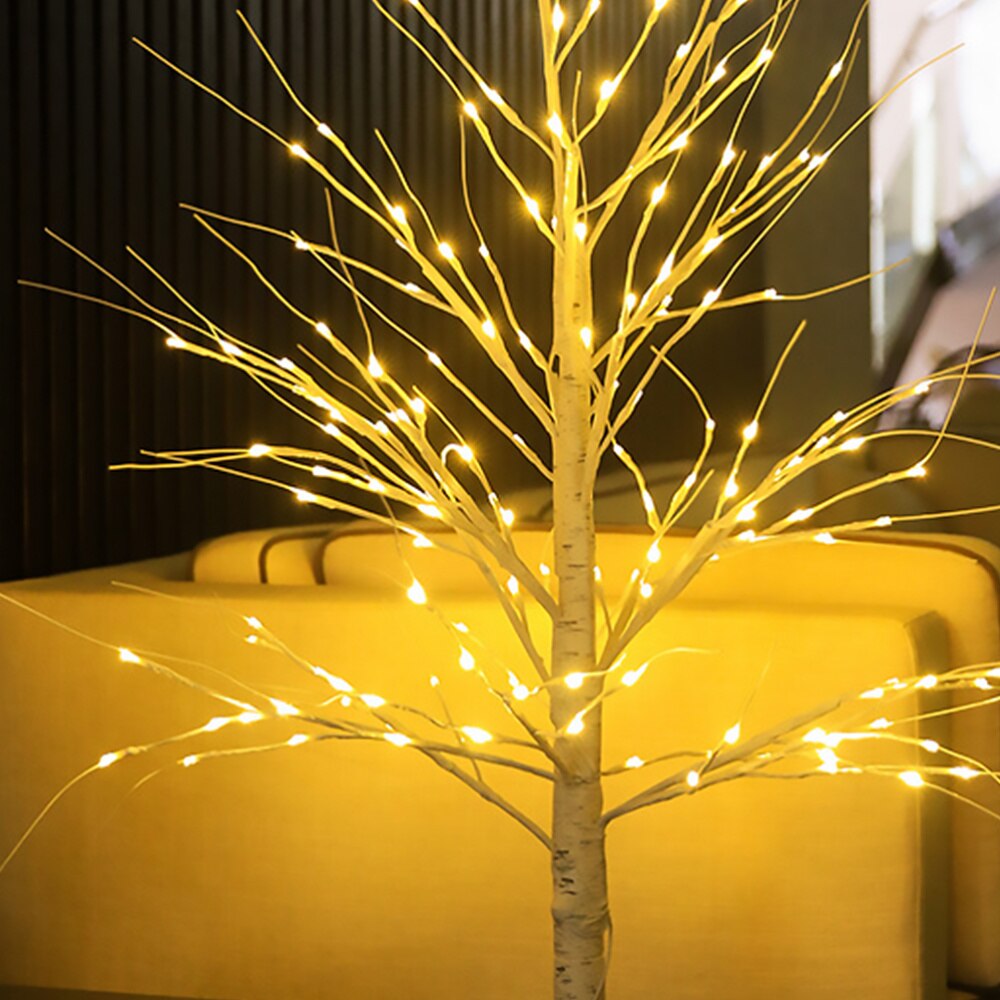 LED Birch Tree Light Luminous Lamps Year Lights Decorative Lamp