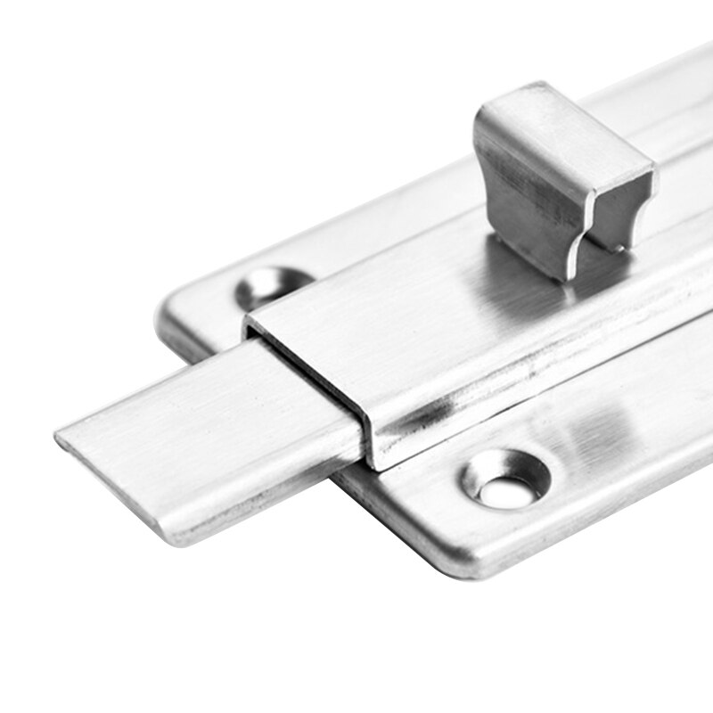 Slide Bolt Lock Stainless Steel Keyless Catches Locks Durable Metal Sliding Bolt Door Lock Slide Safety Door Latch