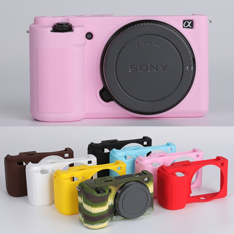 Zachte Siliconen Camera Case Voor Sony ZV-E10 ZVE10 Beschermende Huid Rubber Cover Body Cover