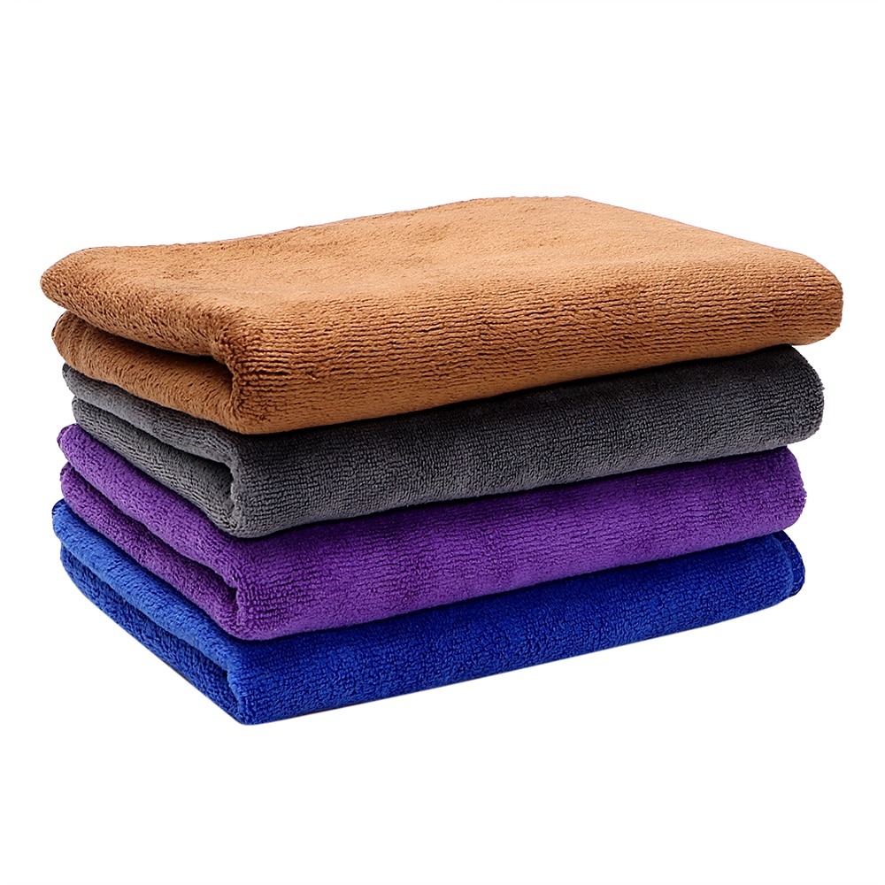 30*70cm Car-styling Ultra Soft Microfiber Cloth Car Wash Towel for Car Wax Polish Cleaning Tool Auto Care Detailing 4 Colors