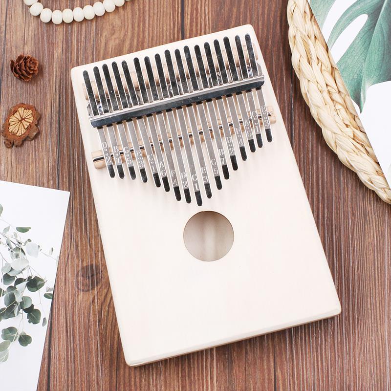 Simple Assembly Kalimba Handwork DIY Kit Wood Finger Thumb Piano Wood Kalimba Children Campaign Keyboard Music Instruments