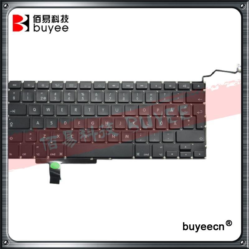 Laptop A1297 Swedish Keyboard Year For Macbook Pro 17 Inch A1297 Sweden Keyboard Replacement