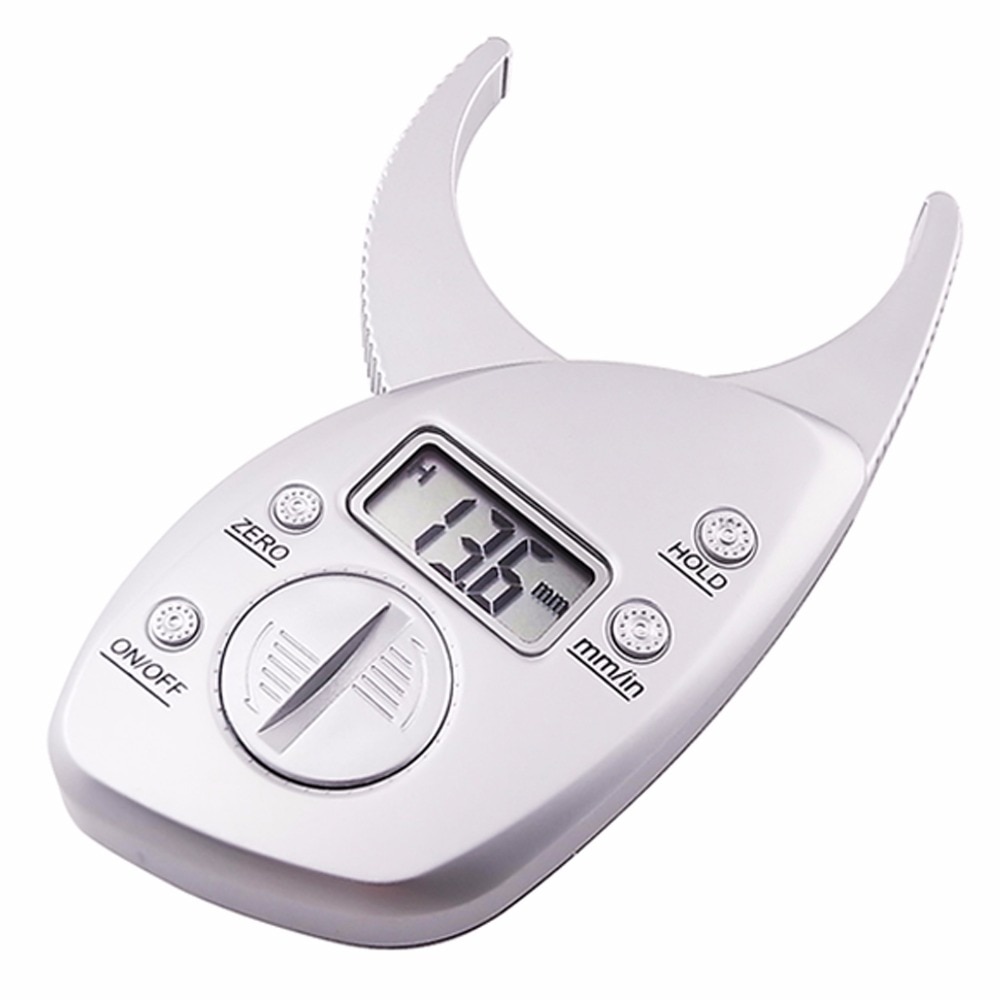 Étrier numérique de mesure de la graisse corporelle, méthode de pliage de la peau, pourcentage de graisse, affichage LCD, portable