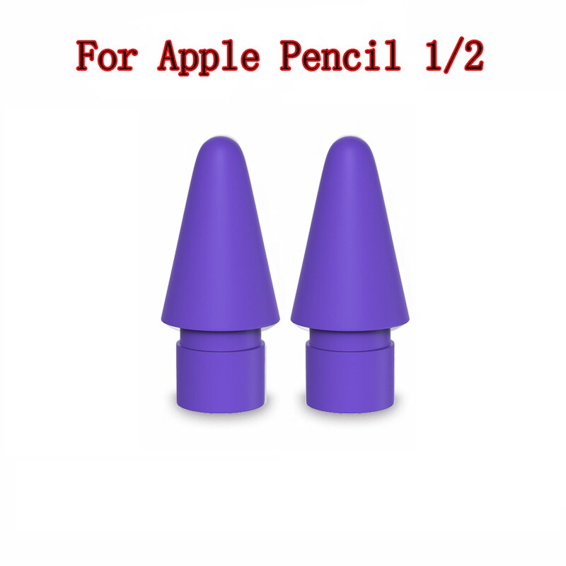 Per Apple Pencil Tip punta di ricambio di ricambio per Apple Pencil 1a 2a generazione di stilo per Apple pencil nib peilinc pencil Tip: 2 blue pencil tip