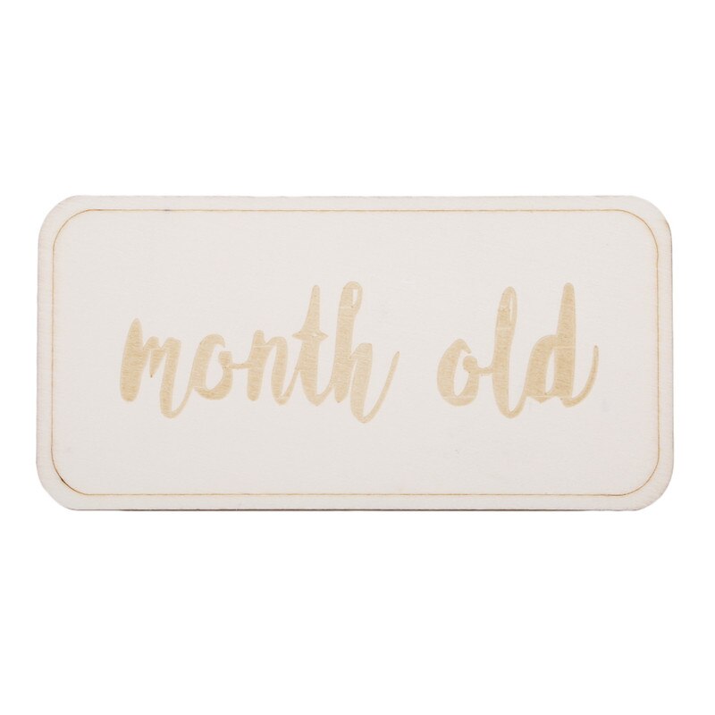 Pasgeborenen Fotografie Props Accessoires Foto Schieten Photographyprops Scandinavische Stijl Houten Baby Verjaardag Gedenkteken Milestone Kaart: month old