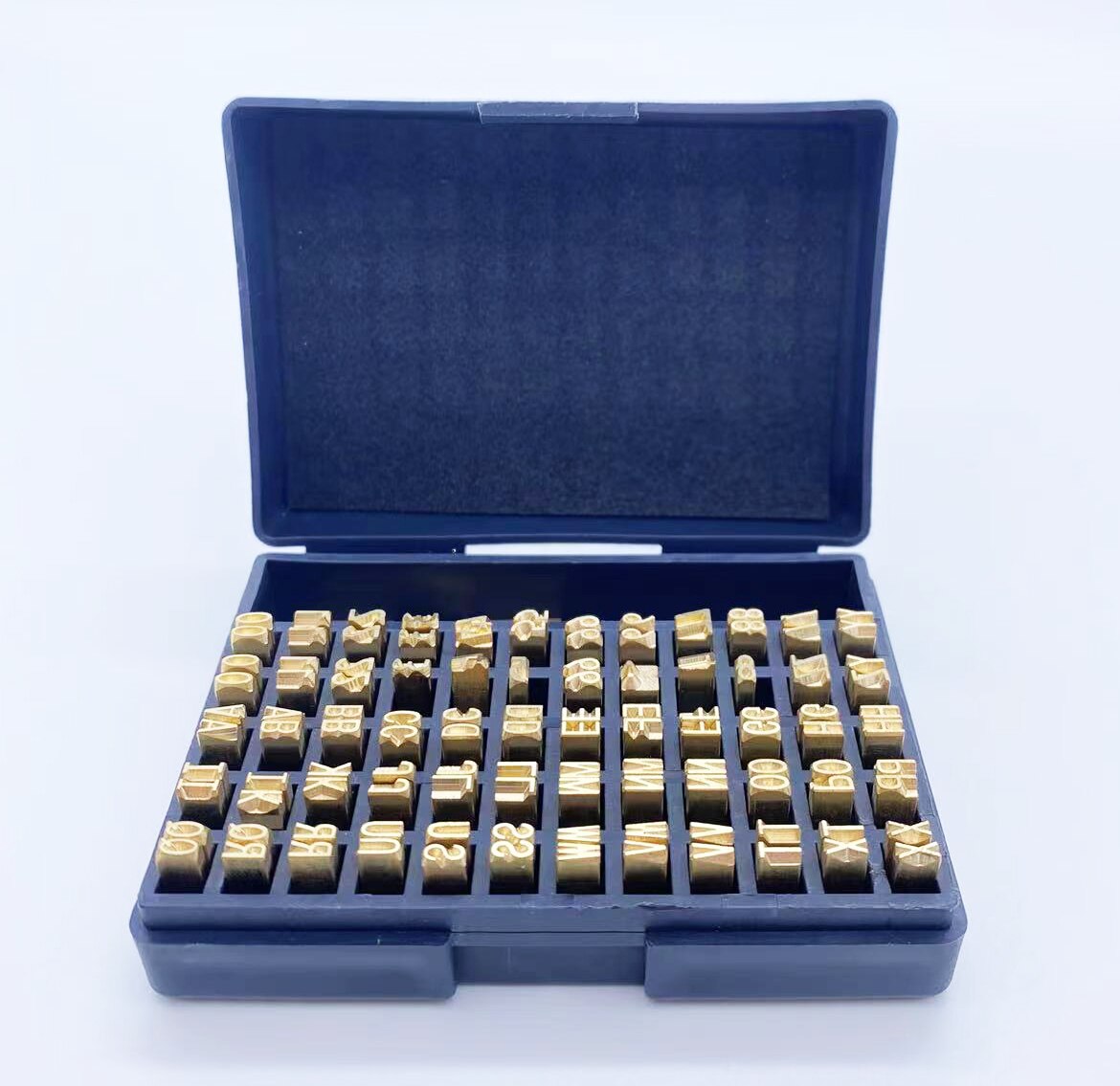 120 stk 2*3*15mm 2*4*15mm stempel kobber messing bogstaver termisk bånd print alfabet skrifttype til hp -241 dy-8 dato kode printer