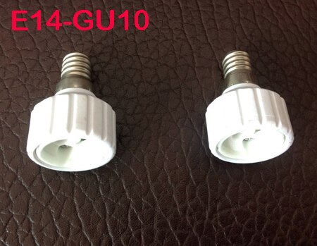 10 stk  e14-gu10 konvertere til lampeholder , e14 to gu10 adapter adapterled forlænget base pære lampe adapter adapter ce & rohs