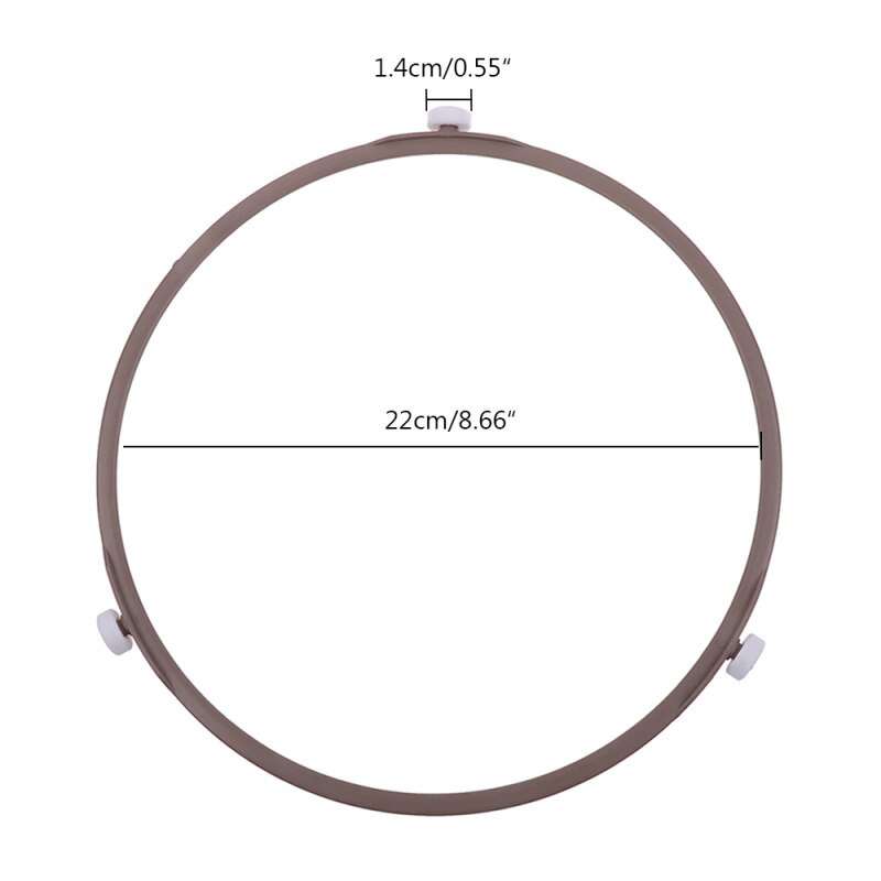 Magnetron Draaitafel Beugel Cirkel Roterende Ring Ondersteuning Roller Beugel Glas Draaitafel Basis Plaat Lade Houder Stand