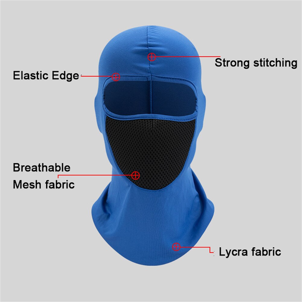 Masque de cyclisme pour hommes et femmes, cagoule de Protection UV
