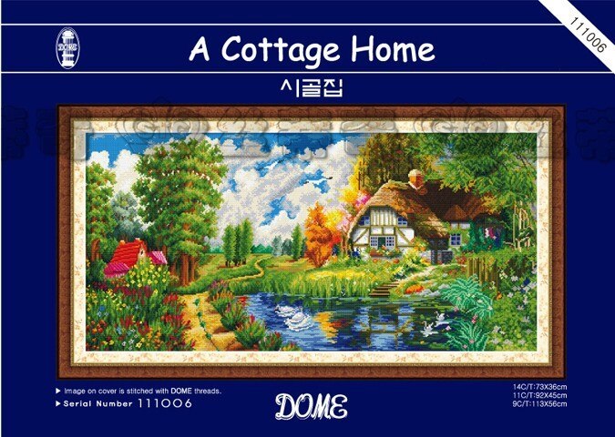 Top romantische mooie telpatroon een cottage huis dome